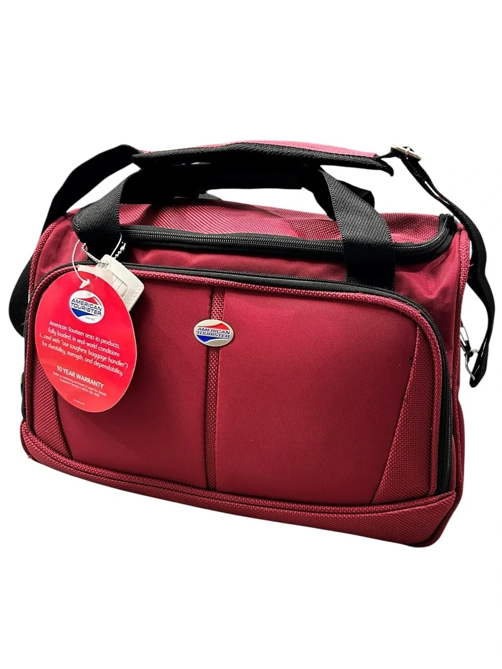 American Tourister iLite XL Burgundy Boarding Bag Carry-On NWT Sangria Travel